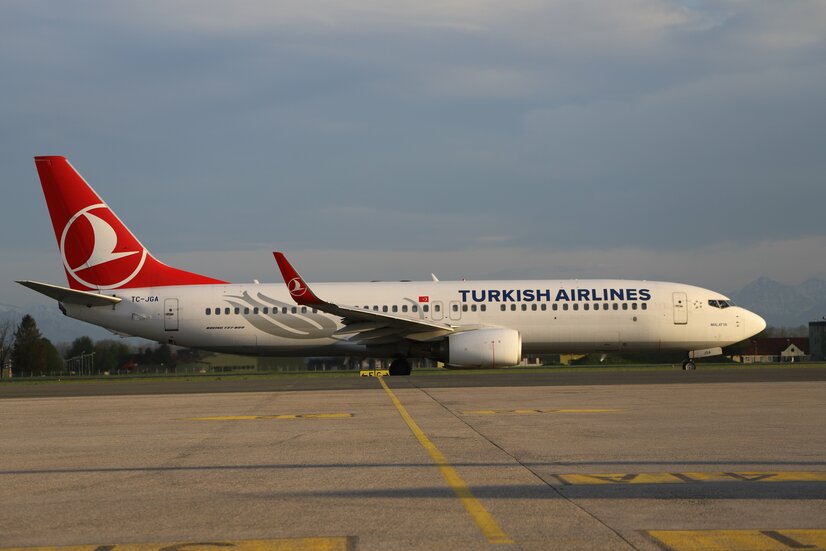 B737 der Turkish Airlines am Vorfeld | © Linz Airport