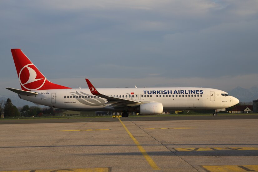 B737 der Turkish Airlines am Vorfeld | © Linz Airport B737 der Turkish Airlines am Vorfeld | © Linz Airport