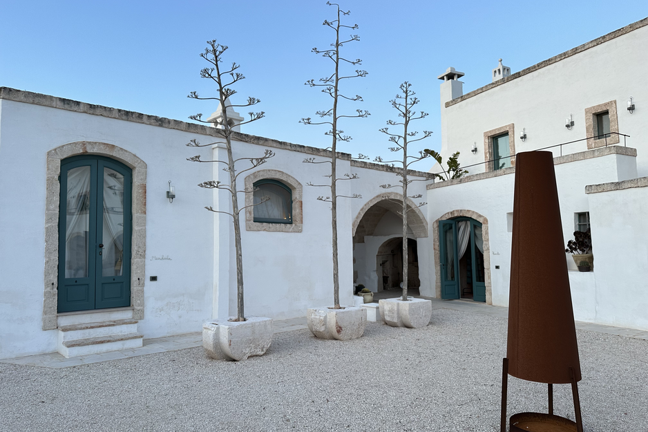 Innenhof der Masseria Bambarone | © Linz Airport