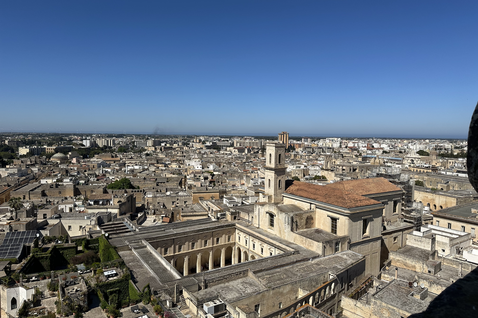 Blick vom Glockenturm in Lecce auf die Stadt | © Linz Airport