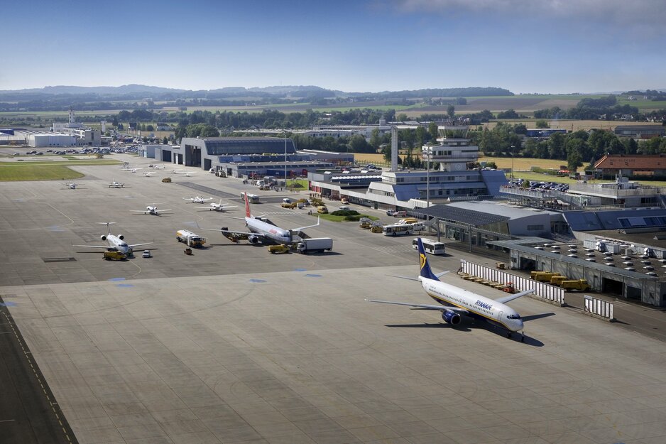 Luftbild Flughafen Linz | © Flughafen Linz