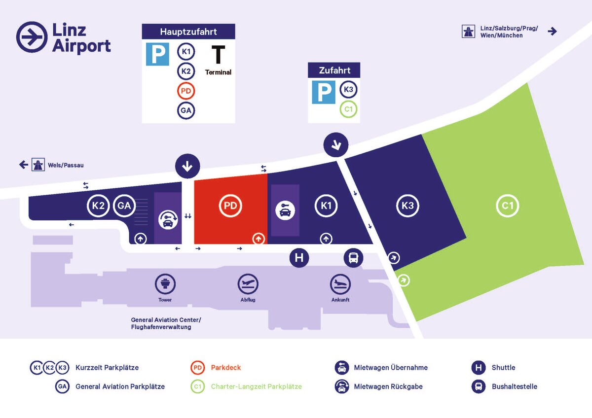 Parken Flughafen Linz Kosten Eti