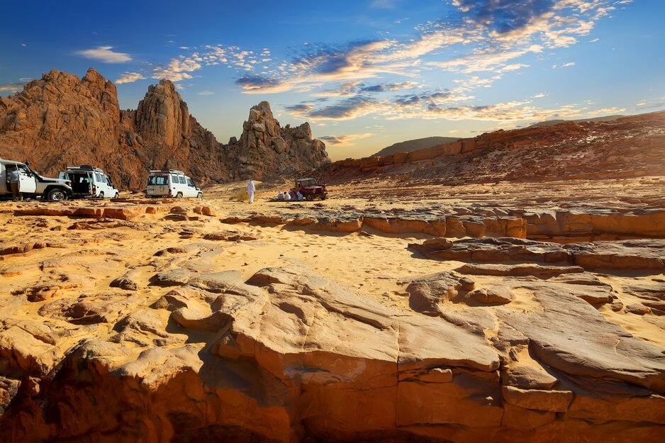 Jeep Safari in der ägyptischen Wüste | © Envato Elements