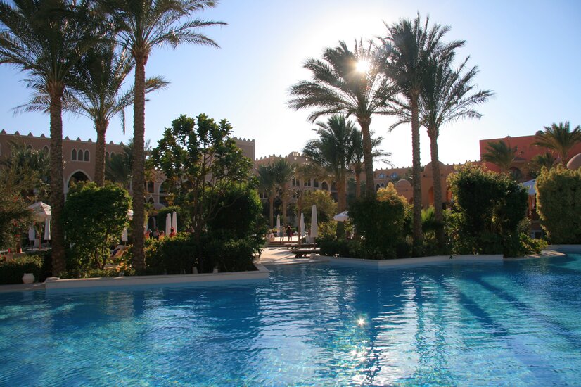 Hotelanlage in Hurghada | © Linz Airport Hotelanlage in Hurghada | © Linz Airport