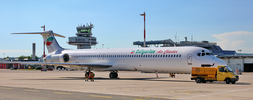 MD82 am Vorfeld | © Flughafen Linz