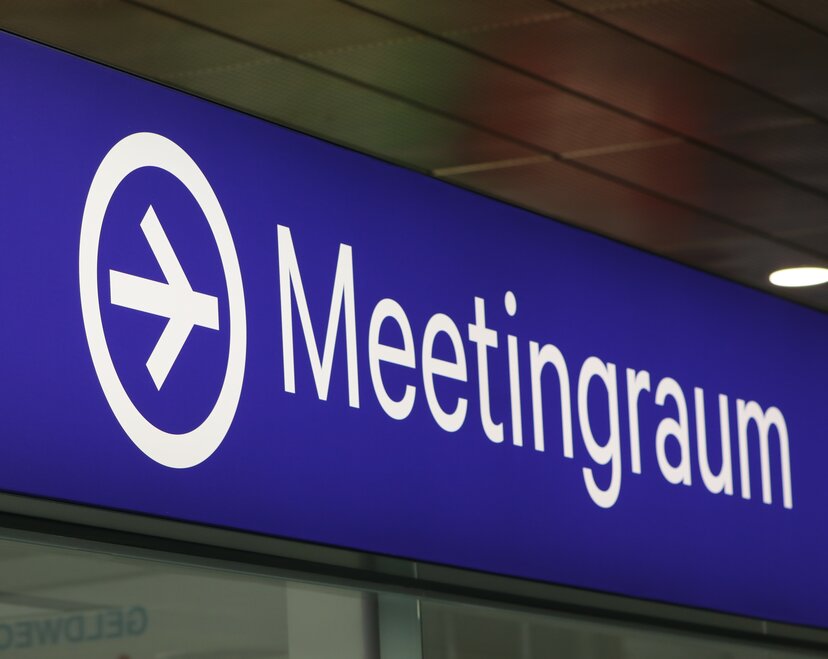 Hinweisschild_Meetingraum | © Flughafen Linz GesmbH